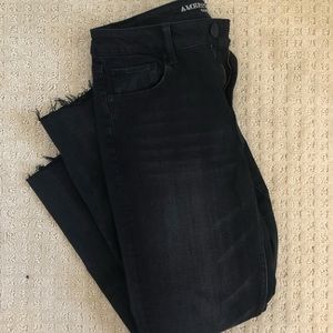 American Eagle extra stretch black jeans